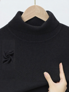 Warrior | High Collar Thickened New Autumn Winter Vintage Style Mens Knitwear