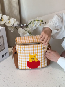 Youpin Pooh Bear Multifunctional Backpack SLR Camera Bag Lightweight Storage Bag School Bag Gift