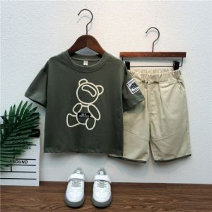 Children short-sleeved clothes sets cotton Casual Boys clothes baju baby boy