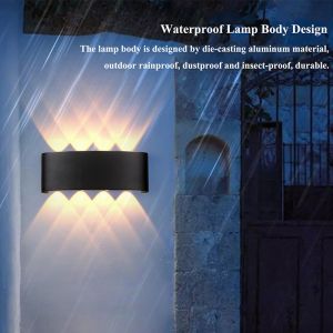 SOLO IP65 Waterproof Wall Lamp Outdoor Indoor Led Wall Light Aluminum Nordic Wall Lights For Living Room