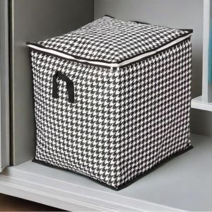 Foldable Clothing And Quilt Storage Box Portable Moving Bag Wardrobe Clothing And Quilt Organizing Box Under Bed Storage Box