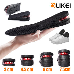 OLIKEI Miếng Lót Tăng Chiều Cao 3-7.5Cm Cho Nam Nữ Miếng Lót Giày Nâng Gót Chân Đệm Khí Giảm Sốc Điều Chỉnh Độ Cao Miếng Đệm Nâng Cao