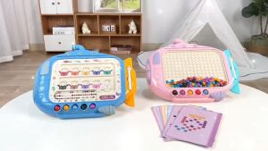 เกมดูดแม่เหล็กแยกสี: รูปภาพต่างๆ และการทางการเรียนรู้สำหรับให้เด็กๆ