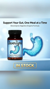 Daily Digestive Support Supplement | Gentle Multi-Enzyme for Mealtime Comfort