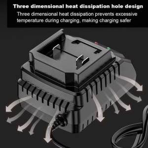 Battery Charger For Makita 18V 21V Electric Drill Wrench Angle Grinder Cordless Power Tool Battery Charger EU Plug