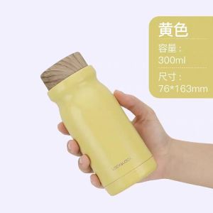 Portable Stainless Steel 316 Insulated Water Bottle Men Women Simple Dopaamine Milk Heating Cup Student Daily Use Outdoor Gift