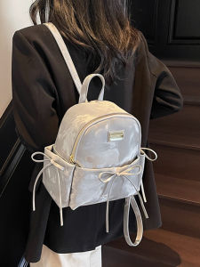 Retro Casual Womens Backpack 2025 Spring Summer New Style British Style College Bookbag Leisure Korean Version Backpack