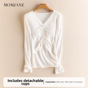 Mom Jane | Breastfeeding Clothes Maternity Top Feeding Without Bra Drawstring 2in1 Design