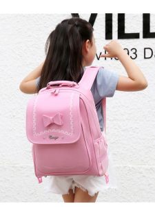 Waterproof Load-Lightening Spine-Protection Large-Capacity School Bag
