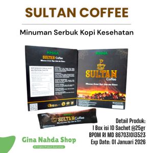 SULTAN COFFEE 1 BOX ISI 10 SACHET KOPI KESEHATAN ORIGINAL KHAIA