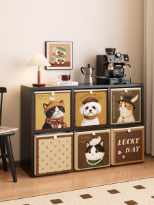 Modern Vintage Style Steel Sideboard Wall Integrated Storage Cabinet Living Room Small Apartment Tea Water Cabinet Restaurant Bar Cabinet Entrance Hall Cabinet