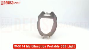 DERISO W-5144 Mini Portable COB Torch Light USB Type C Rechargeable Multifuction Work Light Outdoor Camping Emergency