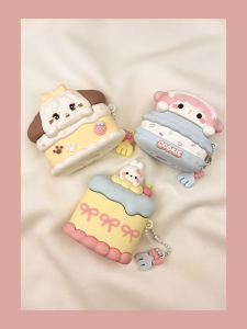 Cute Cartoon Butterfly Knot Rabbit Cake Airpods4 Protective Case Wireless Bluetooth  pro Earphone Shell Second Generation