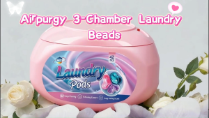 Long-Lasting Scent Laundry Pods 3-Pack - Tackles Tough Stains Like Sweat and Oil Color Safe and Bleed-Free for Brighter Clothes