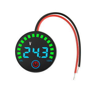 DC7-55V LED Đồng Hồ Đo Điện Áp Pin Mô-đun Chỉ Báo Sạc Điện Kỹ Thuật Số Cho Pin Axit/pin Lithium Công Cụ Thợ Điện