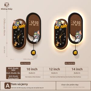 HAOJIUBUJIAN | Đồng Hồ Tường Phong Cách Retro có Lịch Vạn Niên và Thiết Kế Hai Mặt