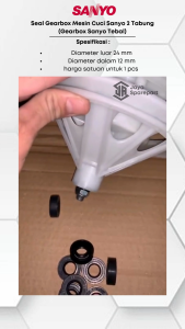Seal Gearbox Mesin Cuci Sanyo 2 Tabung (Gearbox Sanyo Tebal)