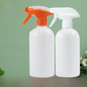 Spray Bottle Cleaning Disinfectant Alcohol Spray Bottle HDPE Material Plastic Chemical Bottle Sterilization Fine Sprays Sprinkling Can 500ml