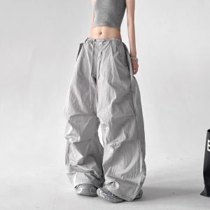 MUYUZI | Wide Leg Loose Workwear Womens Trousers