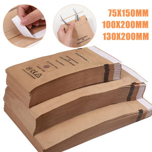 Disposable Self-Seal Nail Care Sterilization Bags Manicure Pouches Unscented Autoclave Kraft Paper Cleaning Bags Nail Art Tool