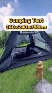 4/6/8 people tent for camping water proof Automatic Tent outdoor heavy duty Square Tent