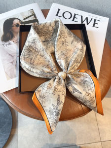 CHAOLIUTIJIE | Magnetic Clip Silk Scarf Lazy Style 100% Silk