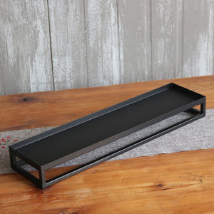 Japanese Zen Style Tea Cup Tea Set Display Stand Iron Art Boshu Shelf Multi-Purpose Storage Rack Creative Home Decor Item