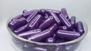 1000pcs Size 00 Pearl Purple Capsules OSPA High Quality Empty Gelatin Capsule