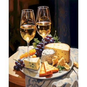 RUOPOTY-Painting By Numbers On CanvasItem decorationFlowers FoodModernWall Art PictureDiy SetHandworkWith FramePaint Kit