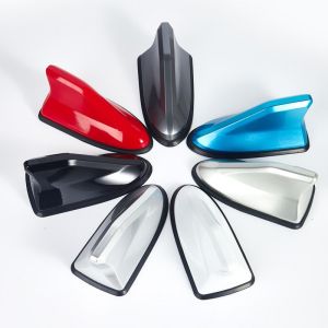 Car Antennas Shark Fin Antenna Auto Radio Signal Aerials Roof Antennas for Universal Car Model Car Styling