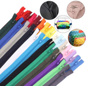 10pcs/lot Nylon Coil Zippers Multicolor Locking Zipper Edges Big Teeth Zippers For Tailor Crafts Sewing Clothes Jacket Accessory