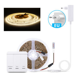 5m 10m Horse Running Race LED Strip Light 24V WS2811IC Water Flow Chasing Smart LED Tape Ribbon Lamp Wireless Switch With Battey
