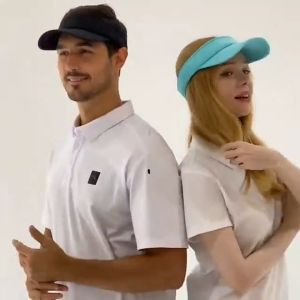 Activewear Sports Plain Cap Sun Visor Hat Adjustable Velcro Exercise Running Cap for Men Women Adult