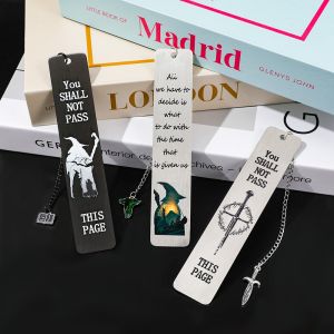 Bandai | Fantasy Magic You Shall Not Pass Bookmark for Book Lovers Unique Fantasy Quote Design Book Accessory Perfect Gift for Readers