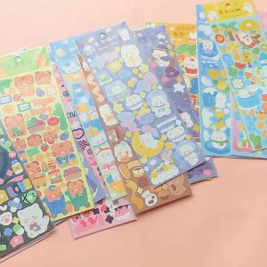 Stiker PVC Motif Kartun Lucu Untuk Dekorasi Scrapbook