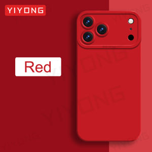 For iPhone 17 16 16e 15 14 13 Pro Max YIYONG Silky Feel Liquid Silicone Soft Cover For iPhone17 Air iPhone16 Plus Phone Case