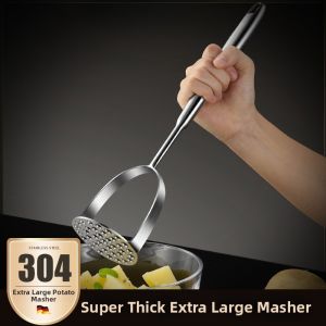 DANBIYIN | Large Stainless Steel Potato Masher for Home & Baby Food
