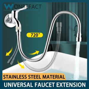 20/30/50cm Universal Faucet Extension Extender 360°Free Bending Flexible Hose Water Tap Extension Hose