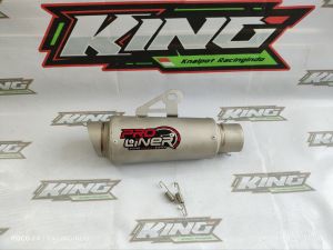 knalpot racing proliner tr 1 short slinser saja inlet/dm 50 vixion satria gsx r15 nmax pcx adv aerox vario beat vega mx mx king sonic dan masih banyak lagi