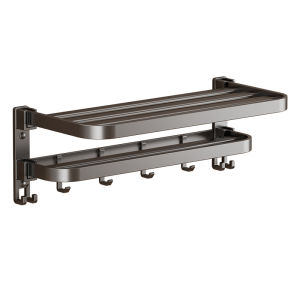 Giá Treo Khăn Tắm Bằng Hợp Kim Nhôm Không Cần Khoan Giá Để Đồ Vệ Sinh Phòng Tắm Giá Để Khăn Treo Tường Không Tốn Công Sức