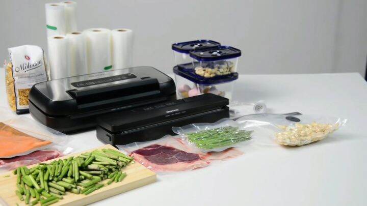 Seatao Vm Vacuum Sealer Machine For Food Kpa One Button Automatic Air Sealing System Led