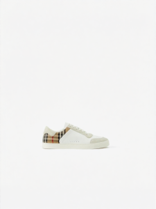 Burberry | Suede and Check Panel Mens Sports Shoes