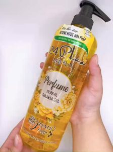 GEL TẮM THẢO DƯỢC HƯƠNG NƯỚC HOA PHÁP VÀNG 24PLUS 850ml