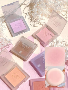 MONLEYTA | Low Saturation Highlighting Cheek Blush Xixi Single Color Cheek Powder Blush Pink Purple Expanding And Contracting Colors