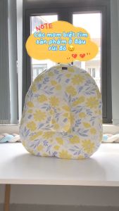 Elava Combo gối chống trào ngược cho bé sơ sinh 100% bông Huvis kháng khuẩn