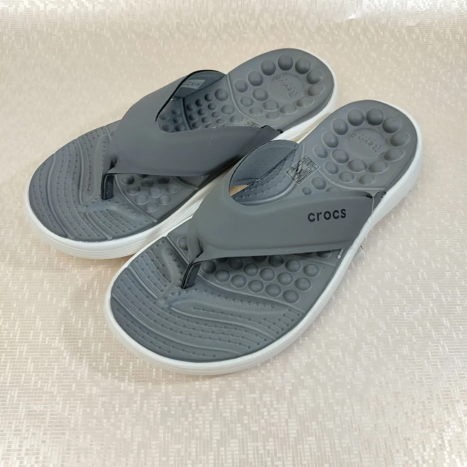 Sandal Crocs Pria Reviva Flip Sandal pria crocs reviva Crocs