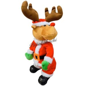 [MUA 2 GIẢM 5%]Đồ Chơi Noel Tuần Lộc Gật Đầu Lắc Mông Theo Nhạc Cây Thông Ú Oà Ông Già Noel Vui Nhộn Cho Bé