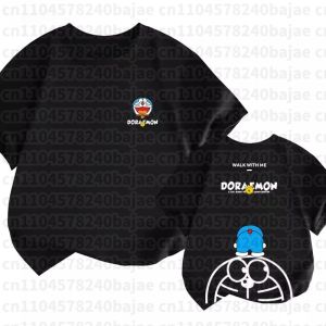 52TOYS | 2026 Doraemon Limited Edition T-shirt Doraemon Short-sleeved 100% Cotton T-shirt for Boys and Girls Doraemon Summer Clothes