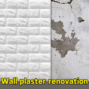 10pcs Waterproof 3D Soft Foam Brick Wall Sticker 38.5x35cm Self Adhesive Stain Resistant Wallpaper Living Room Bedroom Kitchen