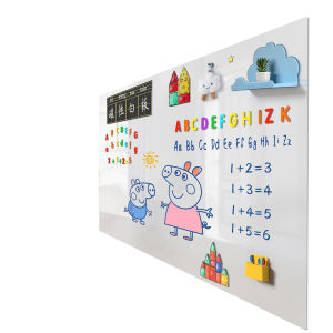 TONGMUXING | Magnetic Erasable Removable No-drill Kids Educational Whiteboard Wall Sticker